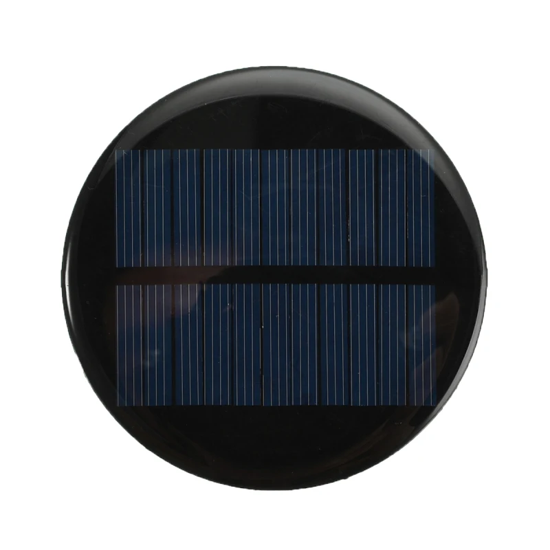 10/20/50pcs 6V 2W 70mA Solar Power 80MM DIY Mini Polycrystalline Silicon Solar Cell Module Circle Round Solar Panel Epoxy Board