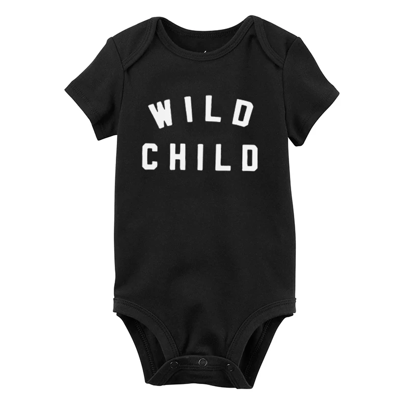 

Wild Child Baby Tshirt Mother and Daughter Clothes Fashion 2022 Womens Boutique Clothing Big Sister Family Matching M