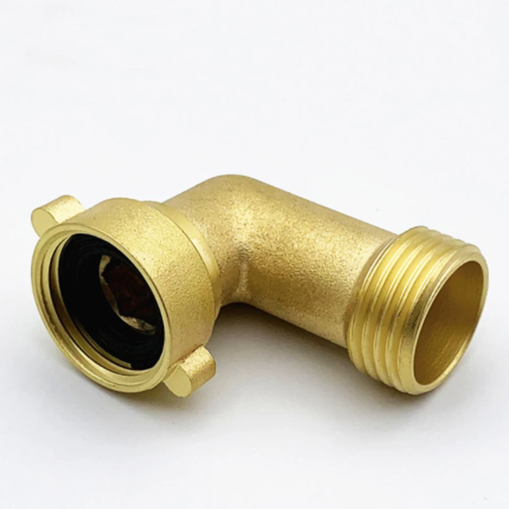 

Hose Adapter Garden Elbow Connector 90 Degree Brass Hose Joint Elbow for Motorhome Water Pipe Joint