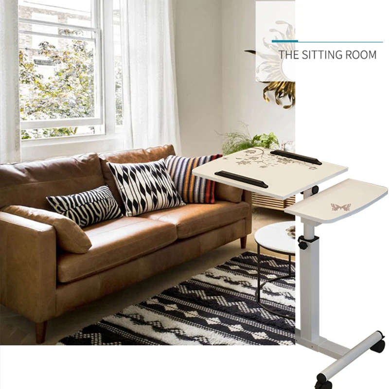 Delivery Normal Foldable Computer Table Adjustable Portable Laptop Desk Rotate Laptop Bed Table Can Be Lifted Standing Desk