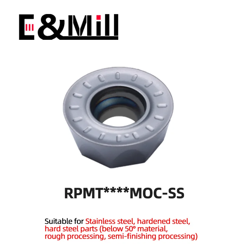 RPGT0602 RPGT0803 RPMT1003 RPMT1204 Carbide End Milling Tool CNC EMR Face Milling Insert RPMT RPGT Turning Insert 1/5/10piece