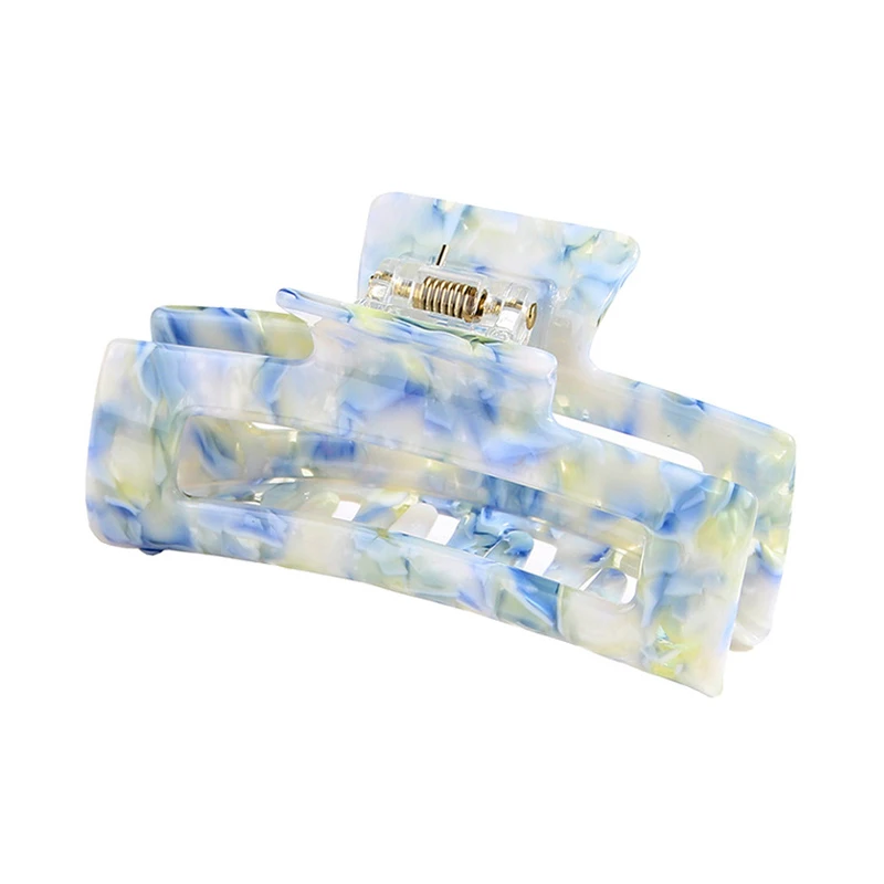 Jepit Rambut Motif Cakar Rambut Asetat Ambil Jepit Rambut Kepiting Gaya Rambut Kualitas Hebat untuk Wanita