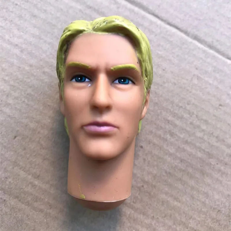 1/6 Doll Soldiers Men Head Collection Original Doll Figures Good Makeup Rare Face Man Doll Head Famous Stars Male Doll Heads Toy