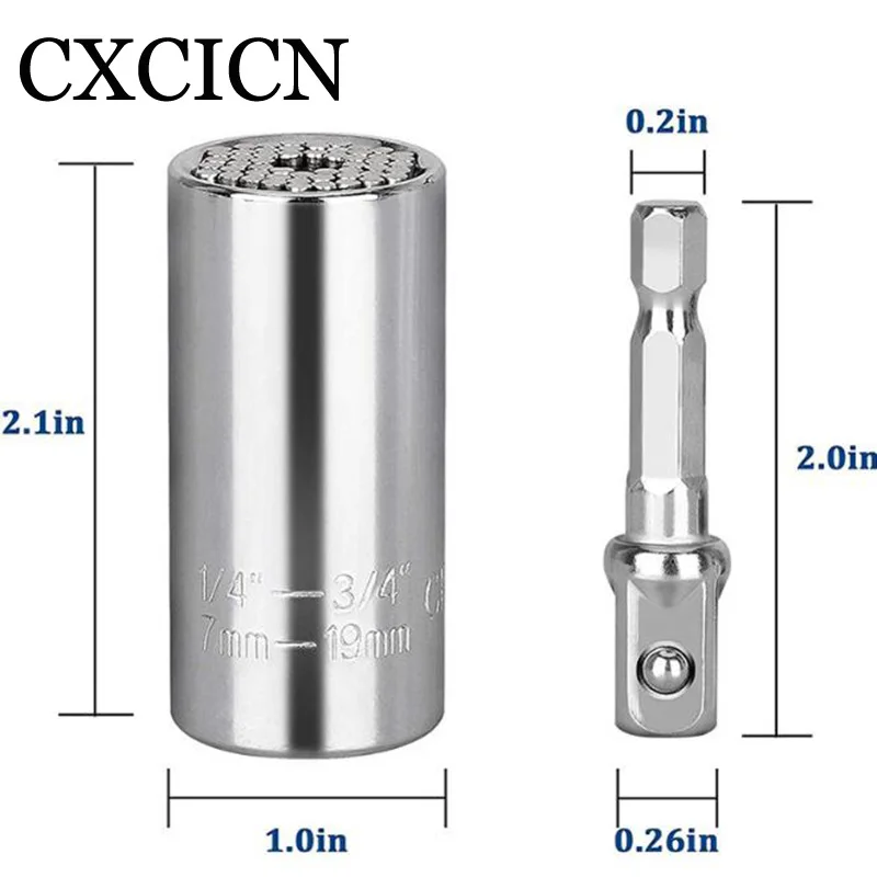 Set di impugnature per utensili a presa universale con Kit di riparazione degli strumenti dell'adattatore per trapano elettrico