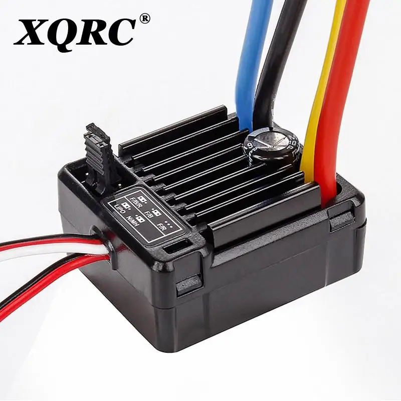 

1060 Brushed ESC 60A 2-3S LiPo Waterproof Electric Speed Controller for RC 1/10th Touring Cars Buggies Trucks Rock Crawlers