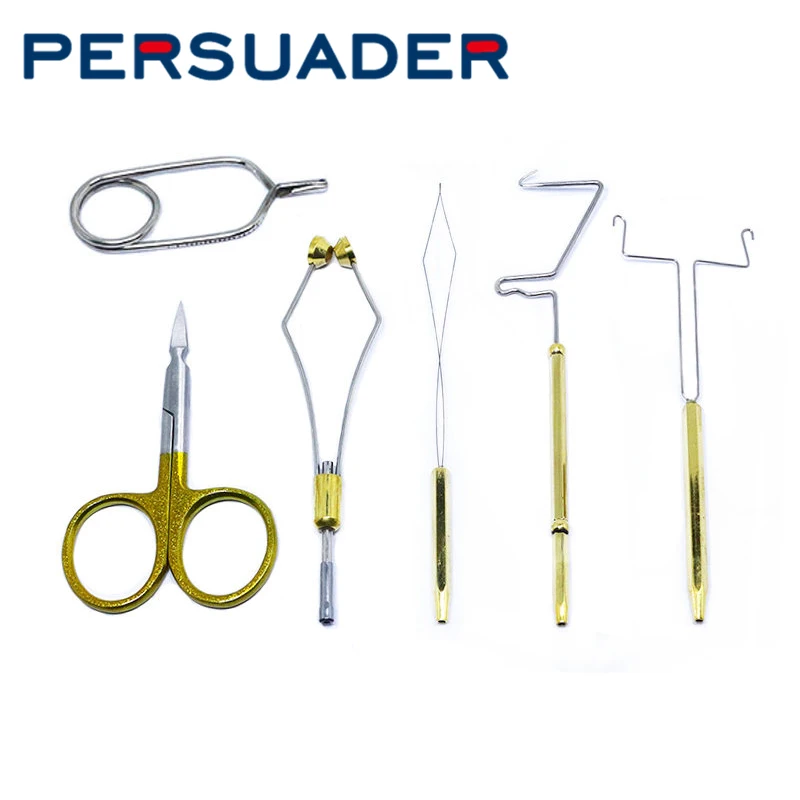 Persuader common use fly tying tools economic fly fishing tackle fly tying arrow head scissors whip finisher bobbin holder