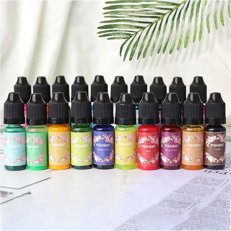 Color Liquid Pigment Epoxy Resin Color Tint UV Resin Colorant Dye Liquid Colorant For Resin DIY Jewelry Making Crafts Art Sets