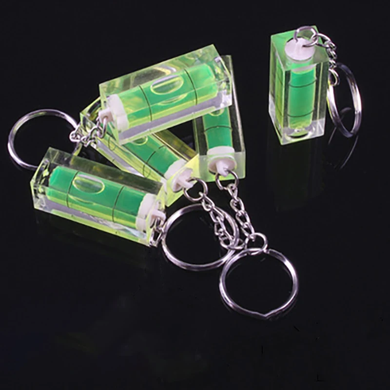 2 Chiếc Ngang Chính Xác Tinh Thần Bong Bóng Tròn Màu Xanh Lá Bullseye Phạm Vi Bong Bóng Nước Mini Vuông Mức Độ Tinh Thần Bộ Đo Bộ
