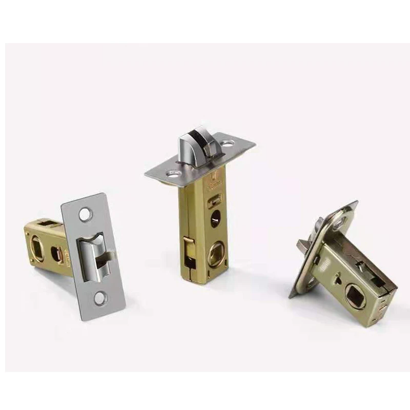 Bathroom Silence lock body Single tongue lock Hole pitch25mm 30mm 35mm 45mm 50mm 60mm 70mm doorhome Hardware