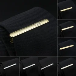 New Men's Metal Tie Clips Necktie Bright Chrome Stainless Steel Jewelry Clips Dress Shirts Tie Pin For Wedding Clip Accessories