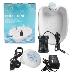 Mini piedi elettrici Spa bagno massaggiatore macchine disintossicazione ionica pulisci Vibrat pediluvio array idromassaggio Aqua terapia pressoterapia