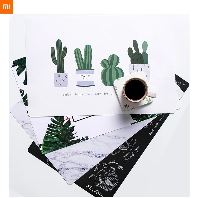 xiaomi PP placemat Waterproof table mat Thermal insulation anti-slid Soft Can be rolled up Easy to clean 12 patterns