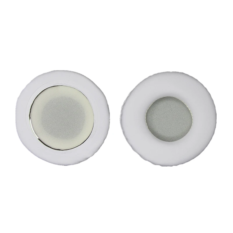 Weiche PU-Ohrpolster 50 mm-110 mm Schaumstoff-Ohrpolster 60 mm 70 mm Kissen für Sony für AKG für Sennheiser für ATH für Philips Kopfhörer weiß – Detail 2