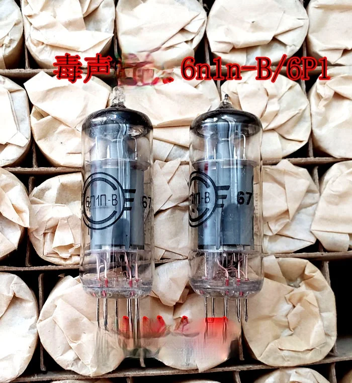 2Pcs 6n1n-EB Tube Upgrade/6p1 Sound Transparent Precise Matching