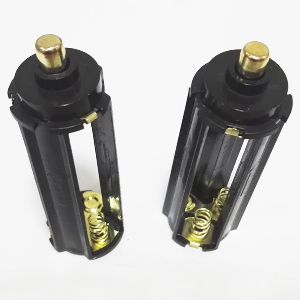 AAA Battery Box 18650 battery Holder Black Cylindrical Plastic Battery Holder Converter Adapter Case Batteries Switcher