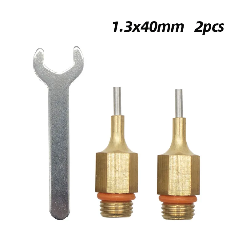 Glue Gun Nozzle 1mm 1.3mm 1.5mm Small Apture Diameter Nozzle Hot Melt Glue Gun Replaceable Copper Nozzle