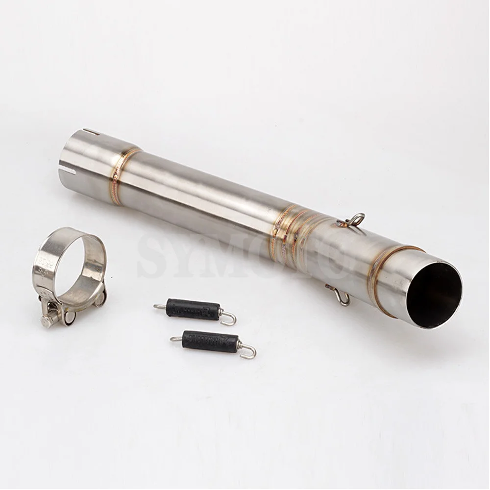 Motorcycle Exhaust Middle Link Pipe Accessories Escape Connection Pipe For Yamaha R6 1998 to 2017 2018 2019 YZF R6 Slip-on 51MM