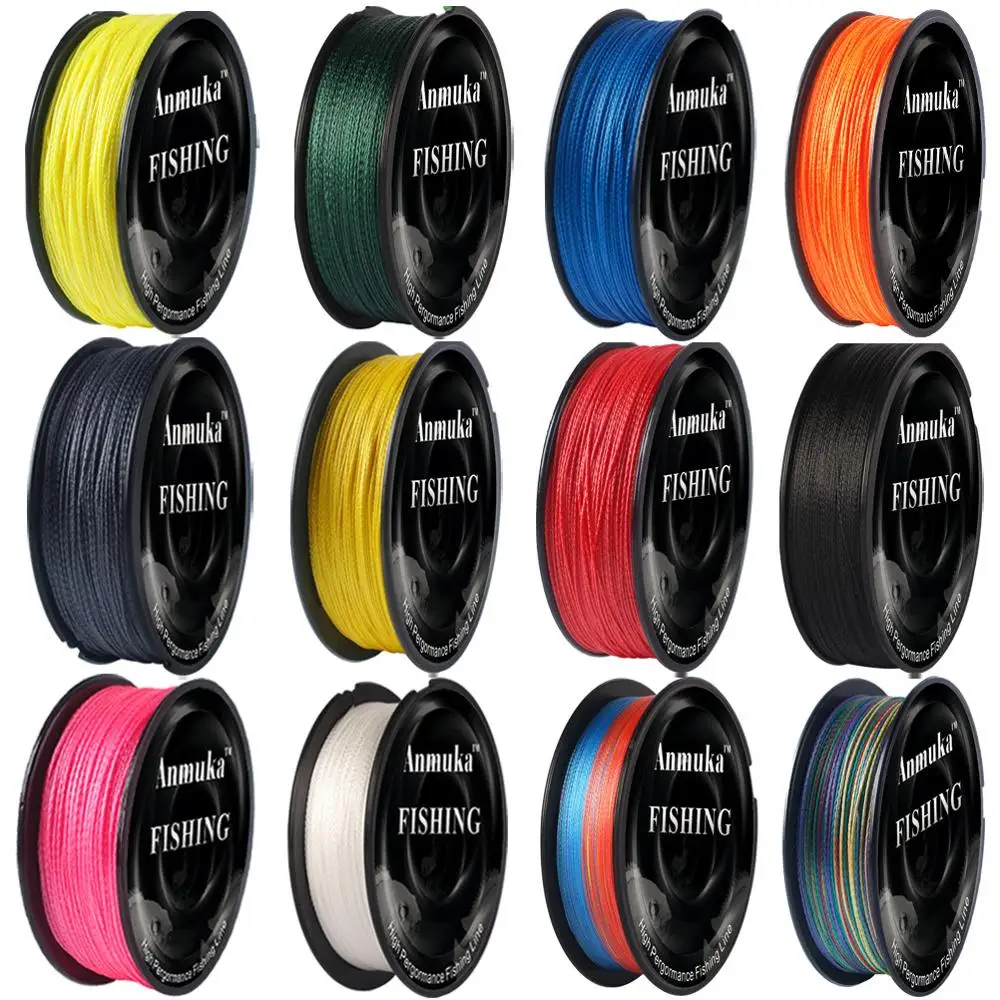 Fishing Line 4 braided 100m PE шнур рыболовный main line sub-line  strong pull плетеная леска Fishing Accessories