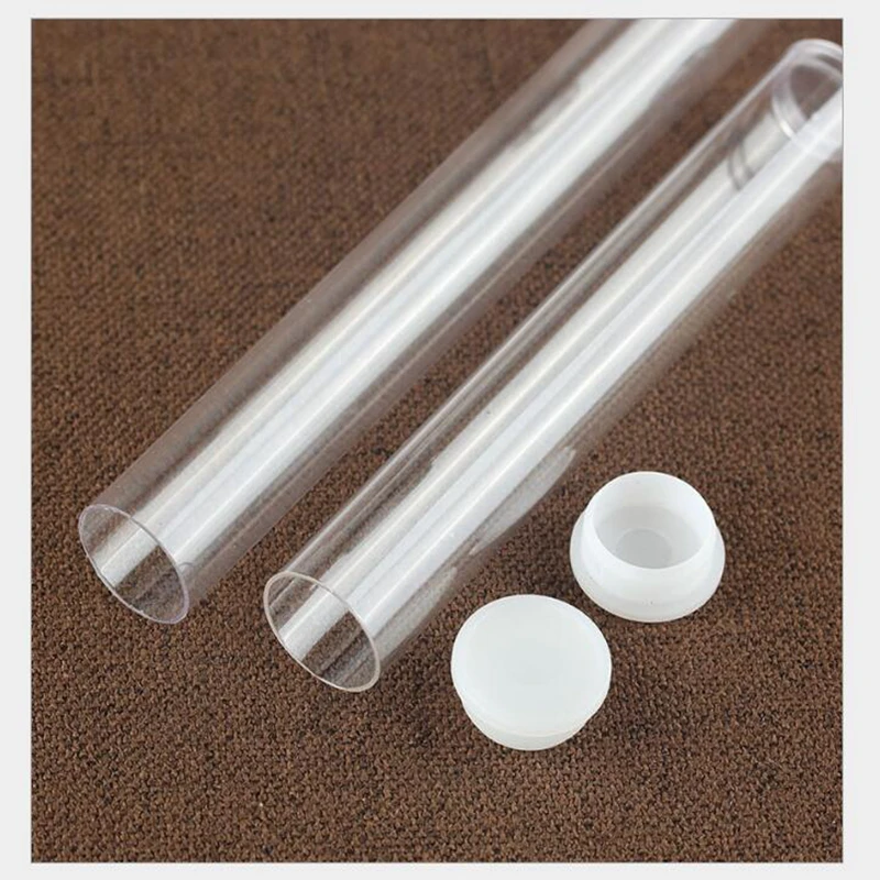 Acrylic Clear Incense Tube 10g Incense Sticks Thickening Barrel Storage Box Package Gift Boxes