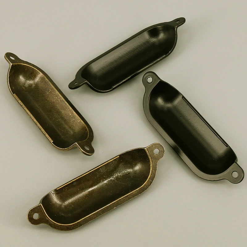 2PCS Kitchen Cabinet Handle Wardrobe door Pull Shell Style Drawer Knobs Retro Furniture Hardware handle