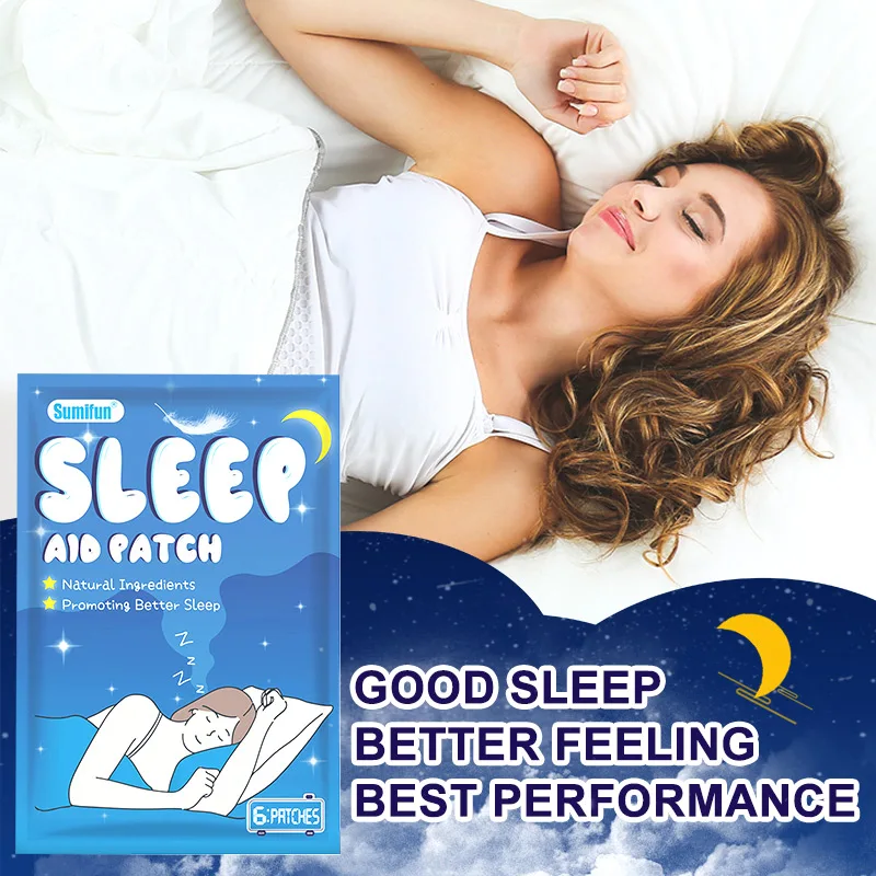 12/24/48pcs New Improve Sleep Patch Relieve Anxiety Headache Stress Medical Plaster Improve Insomnia Body Relax Massage Sticker