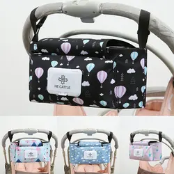 Hooking Stroller Organizer Travel Baby Trolley Bag Stroller Accessories Cup Holder Waterproof Maternity Mommy Bag Stroller Bag