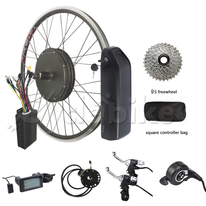 

E BIKE Conversion Kit 48v 1000w Cassette Motor Wheel Electric Bicycle Conversion Kit With 48V 12.5AH Lithium Battery