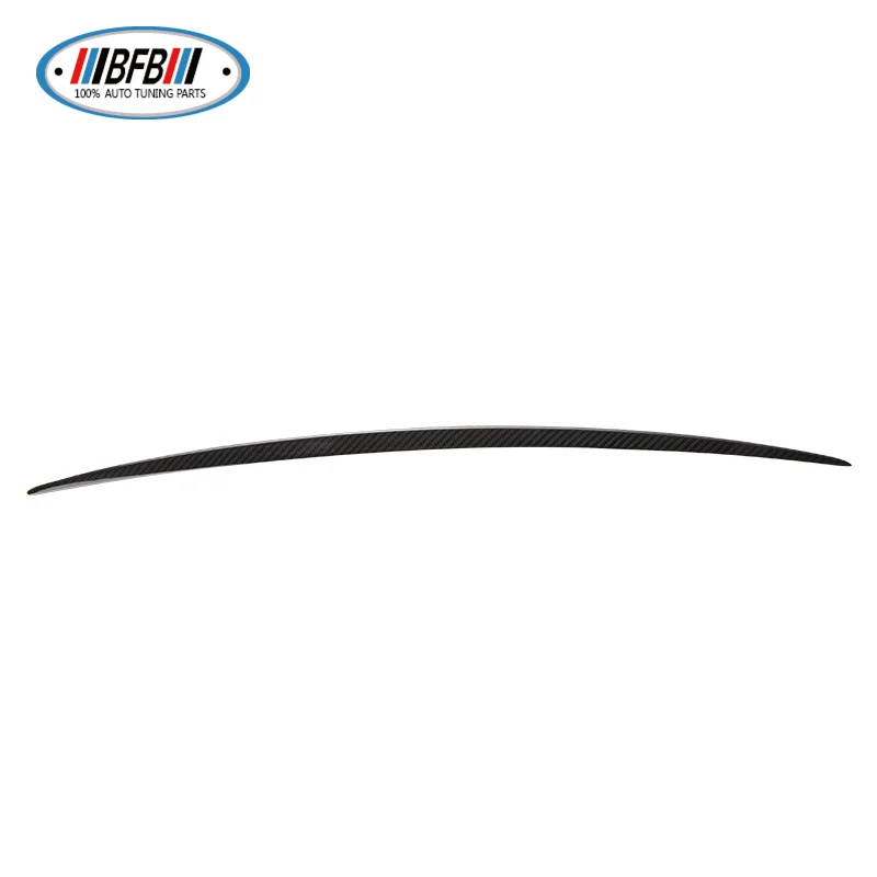 

Real Dry Carbon Fiber Tail Rear Trunk Lid Cover Sticker on Trim For Lexus NX200 2016