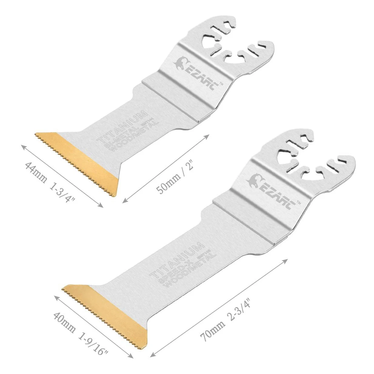 EZARC-Outil multifonction oscillant en titane à coupe rapide, scie à coupe longue, bois, métal, matériau dur, 3 pièces, 6 pièces