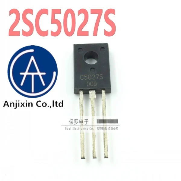 10pcs 100% orginal new real stock  2SC5027S NPN power tube 3A 800V C5027 TO-126F