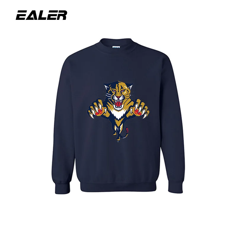 COOL HOCKEY Men navy blue Sports sweater Fitness Coat with logo for ice hockey fans Sweatshirt