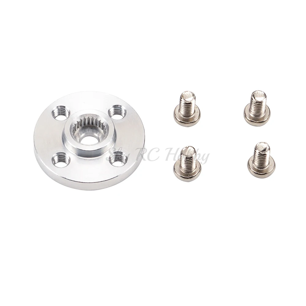 5PCS/10PCS LOT Aluminum Metal 25T Servo Arm Round type Disc Matal Horns For MG995 MG996 MG996R MG945 MG946 ACE Robot