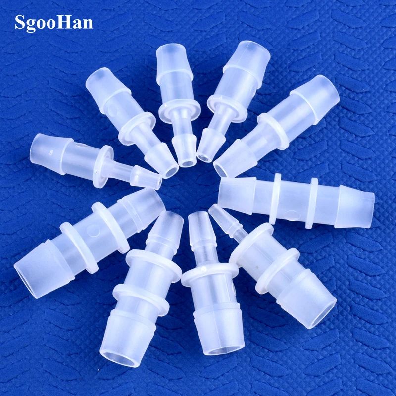 5~200pcs 9.5~12.7mm To 3.9~9.5mm PP Pagoda Reducing Direct Connectors Irrigation Pipe Hose Joints Aquarium Tank Air Pump Adapter