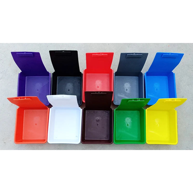 10pcs Dental Lab Working Case Pan Plastic Container Tray with Clip