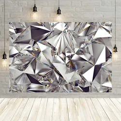 Avezano Photography Backdrops For Photo Studio Twinkle Glitter Silver Diamond Senior Abstract Background Photophone Photozone