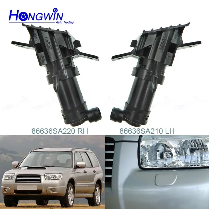 Headlamp Headlight Washer Nozzle Cap Spray Jet Actuator Pump For Subaru Forester SG 2005 2006 2007 2008 86636-SA210 86636S-SA220