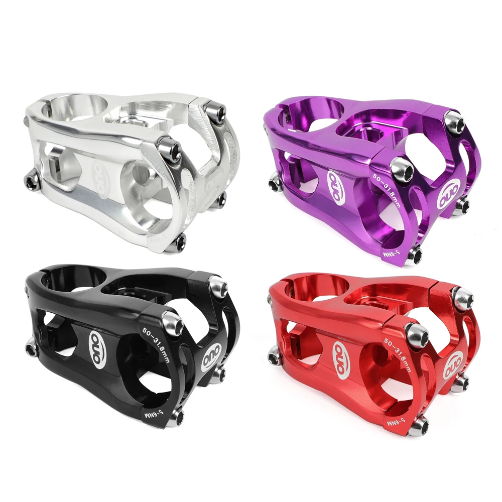 OUO CNC دراجة الجذعية 31.8 مللي متر الناهض الجبلية قوة قصيرة الجذعية 50 مللي متر دراجة المقود الجذعية 0 درجة دراجة هوائية جبلية الجدول الدراجات أجزاء #2