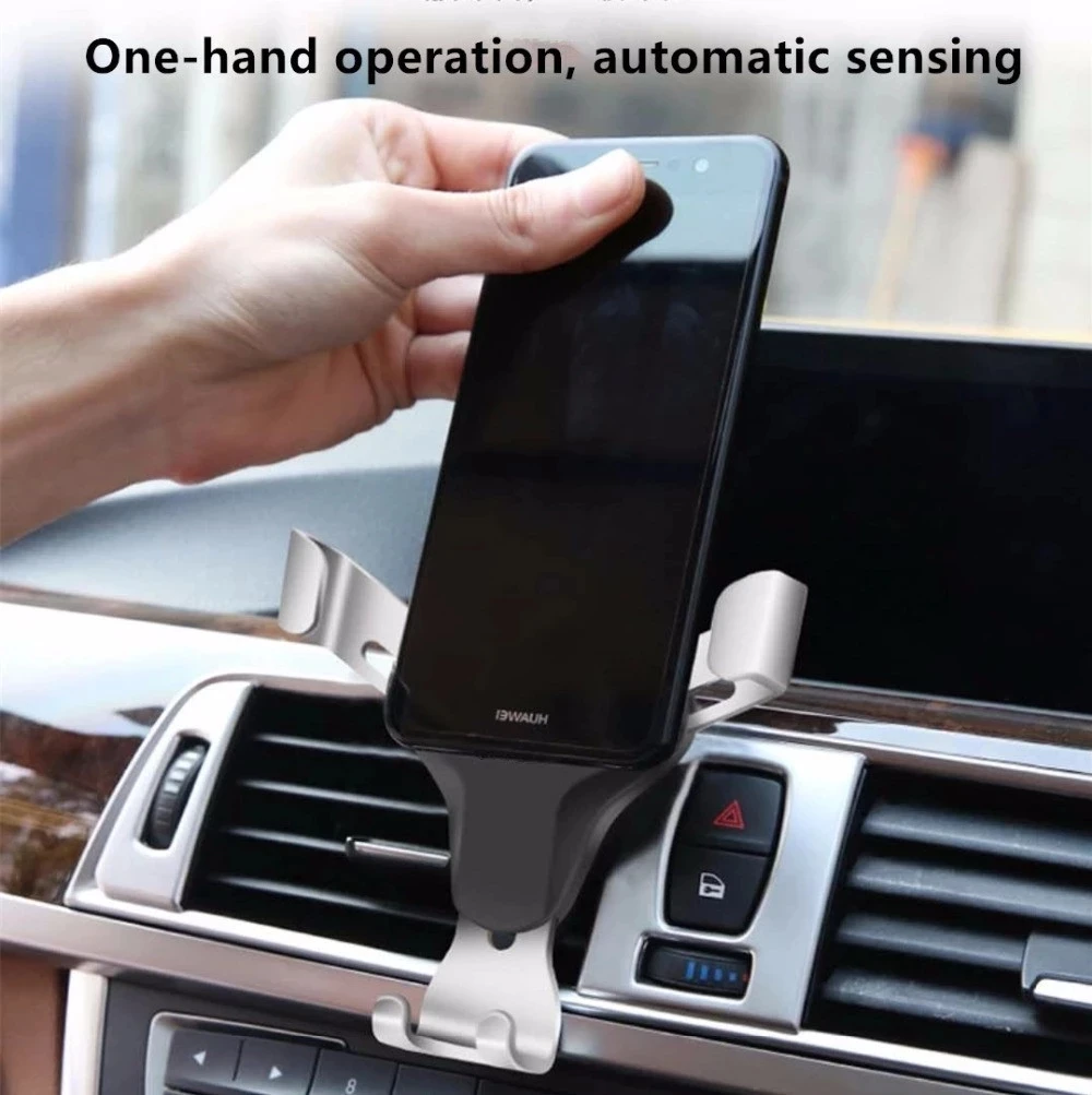 Gravity Car Holder For Phone in Car Air Vent Mount Clip Cell Holder No Magnetic Mobile Phone Stand Support Smartphone Voiture