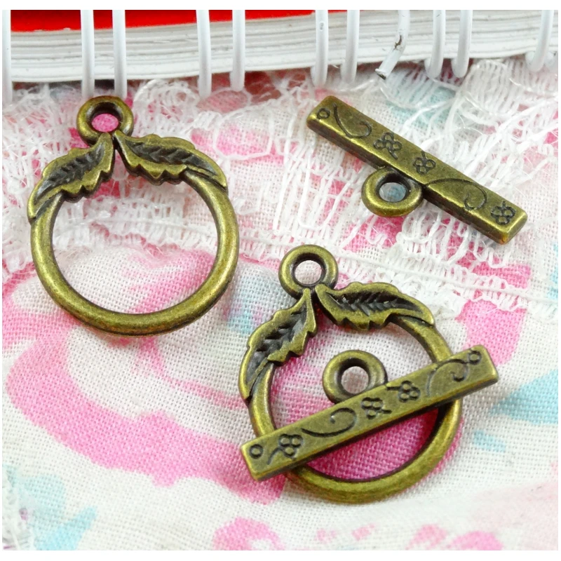 50 Sets/Lot Antique Bronze Plated OT Clasp For Jewelry Making Bracelet Necklace Diy Accessories