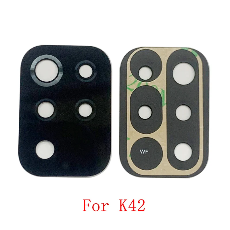 2Pcs Back Rear Camera Glass Lens For LG K62 K52 K42 K22 K41S K51S K61 K50S K50 K40S K40 Q60 Q70 K20 K30 2019 Camera Glass Lens