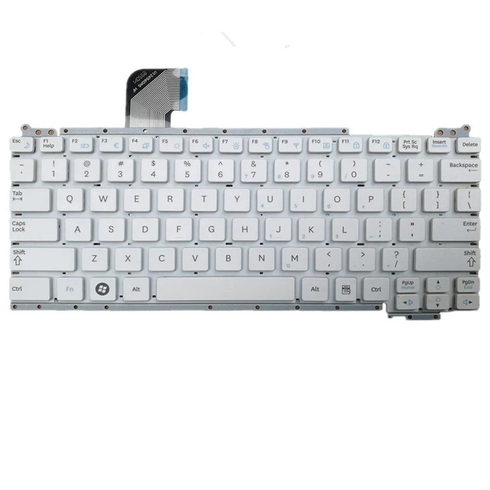 

Laptop Keyboard For Samsung NP-NC110 NC110P NC108 NC111 White US United States Edition