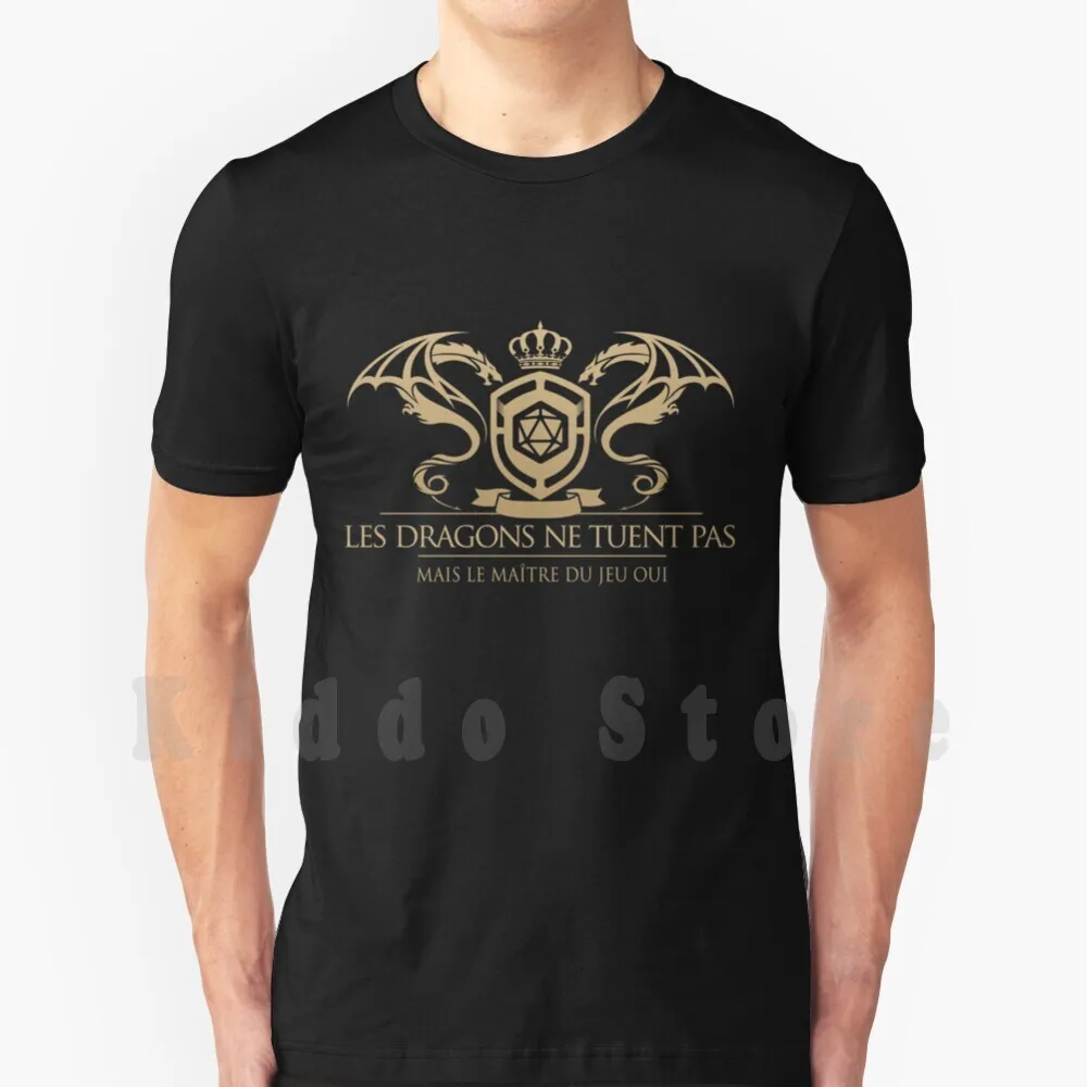 Camiseta con estampado de Don't Kill But The Game Master para hombre, camiseta nueva y genial de algodón, Jdr Dragon Role Master Games Quest Masters