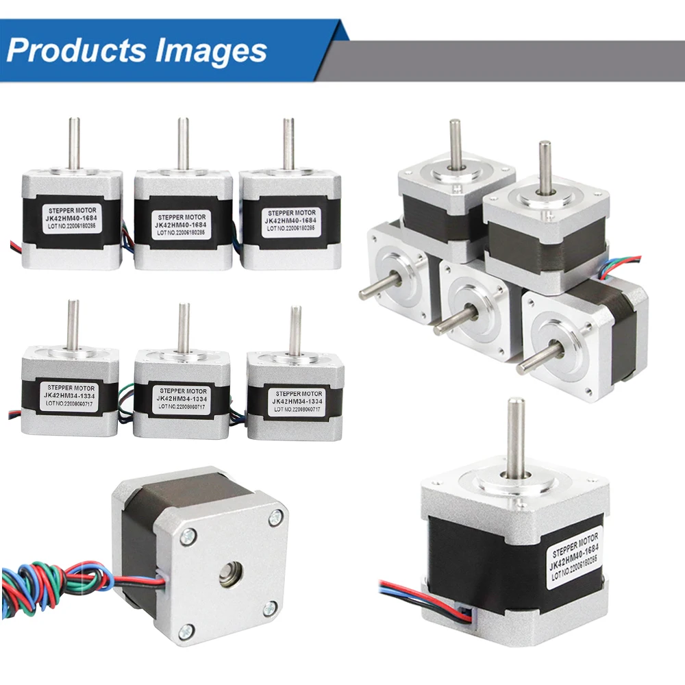 Nema 17 42 Motor 0,9 Grad Stepper Motor 42HM 1,33 A 1,68 A 2.2/3,3 kg.cm 34mm 40mm Stepping Motor 4-blei für CNC 3D Drucker – Detail 3