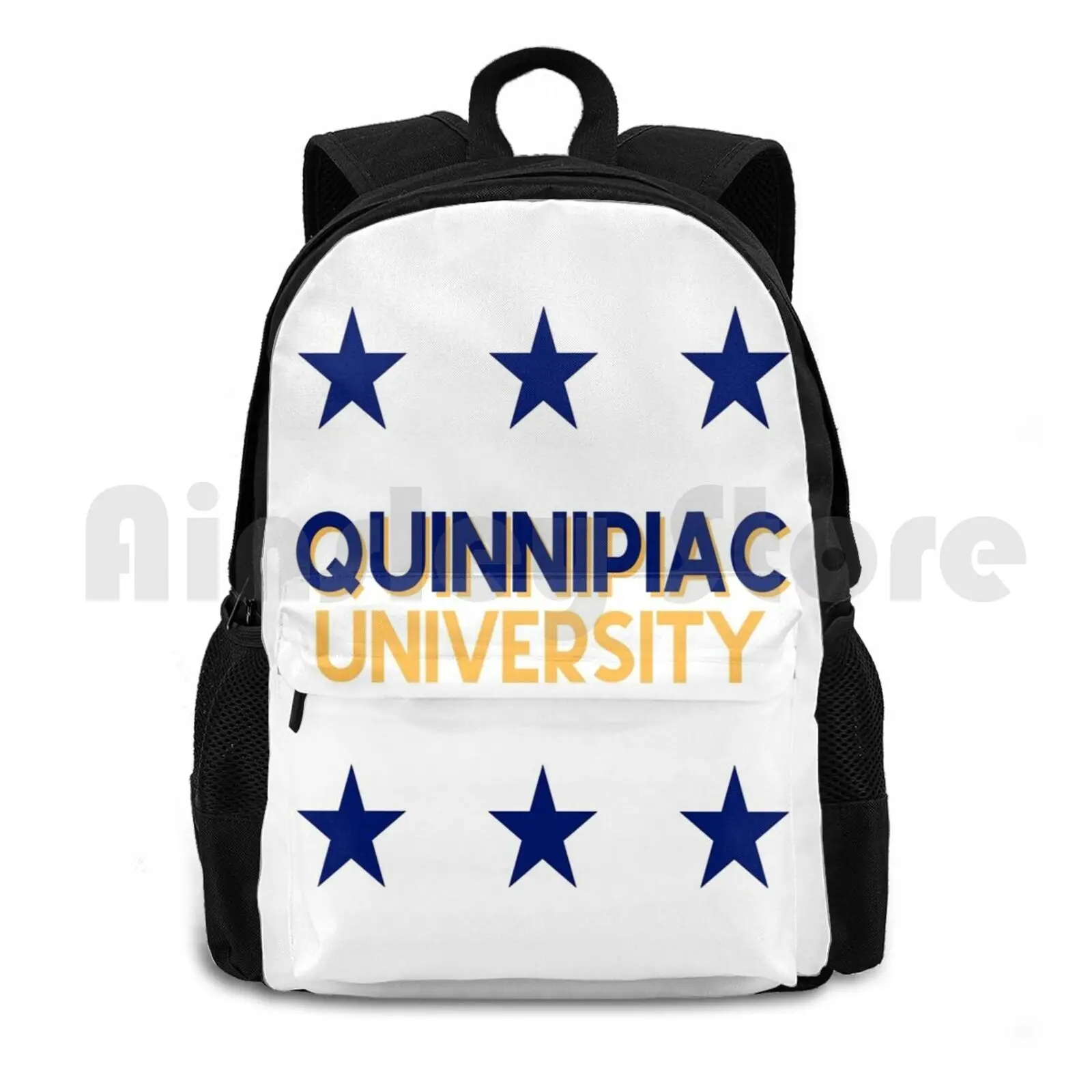 

Quinnipiac University Outdoor Hiking Backpack Waterproof Camping Travel Quinnipiac Quinnipiac University Rainbow Tie Dye