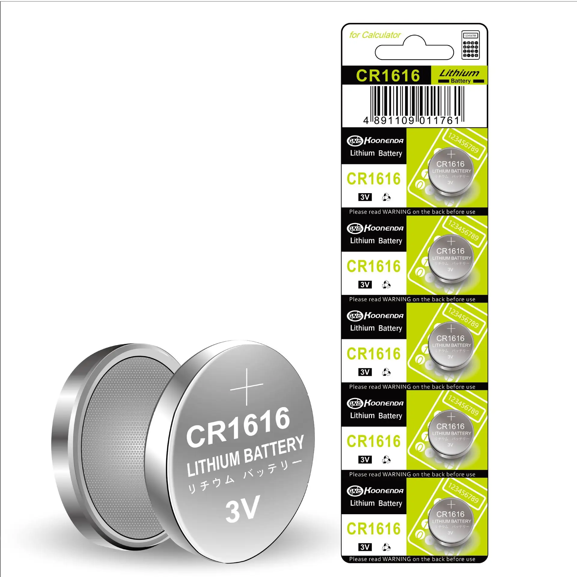 New 10PCS CR1616 3V Lithium Batteries Environmental Protection Button Battery for Car Alarm Remote Key