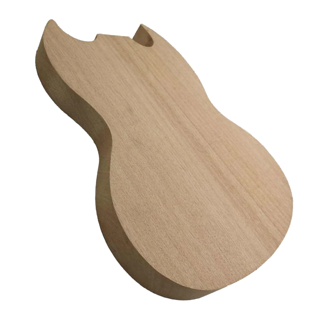 Okoume Wood Electric Guitar Body Blank Material Luthier Supply Guitar Making Kit