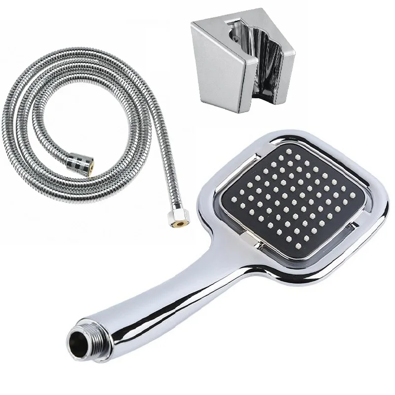 Große Niederschläge Hand Dusche Hand Niederschläge Hochdruck Dusche Kopf Set Bad Wasserhahn mit 1,5 m Dusche Schlauch Zubehör