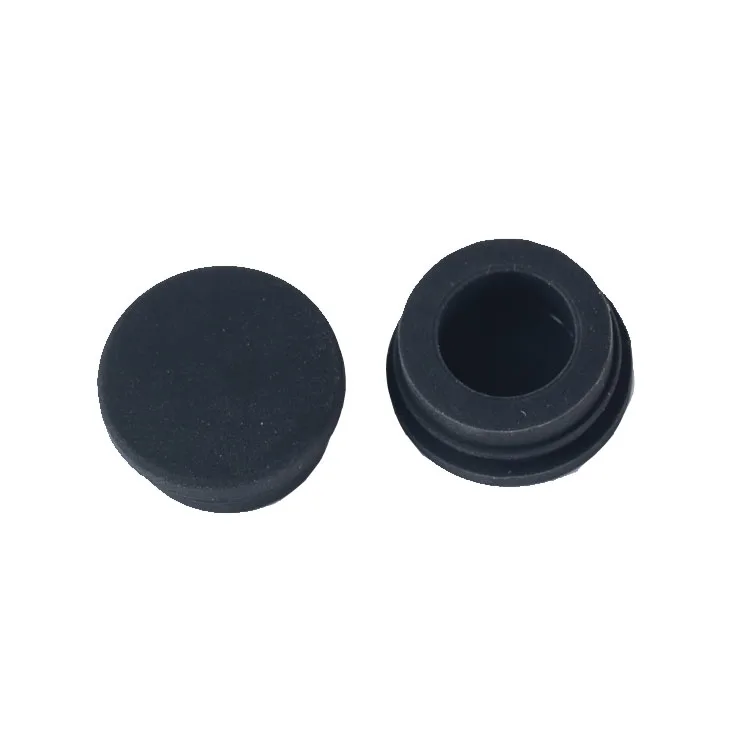 1 pcs Wear-resistant rubber cover plug iron bed pipe plug plug universal flat guardrail plastic pipe cap. 20 plug cover  leg pad