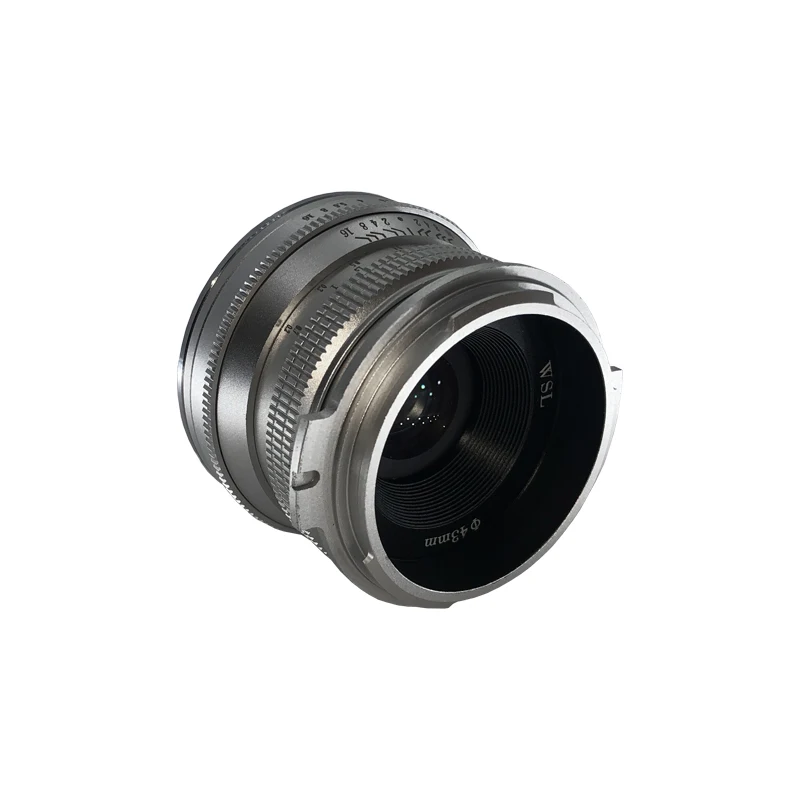 WesleyWSL 25mm F1.7 Lens MF for Sony NEX E-mount Fuji XF X APS-C Macro 4/3 M4/3 Canon EOS-M EF-M Mirrorless Camera