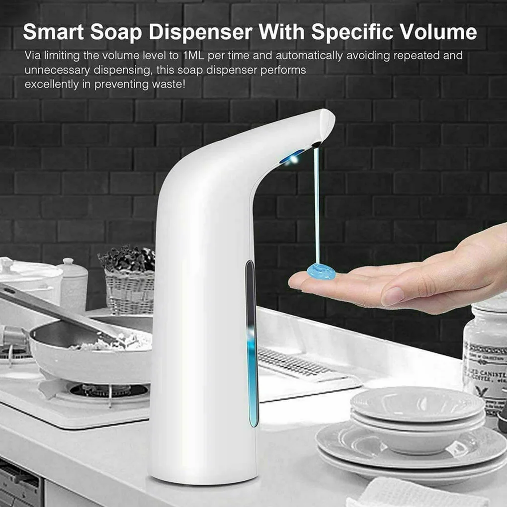 400ml Touchless Gel Dispenser Infrared Sensor Hand Wash Dispenser Kitchen Bathroom Automatic Hand Washing Tool